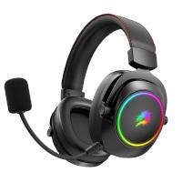 GameBooster WBH44 RGB Wireless 2.4G+BT Siyah Oyuncu Kulaklığı